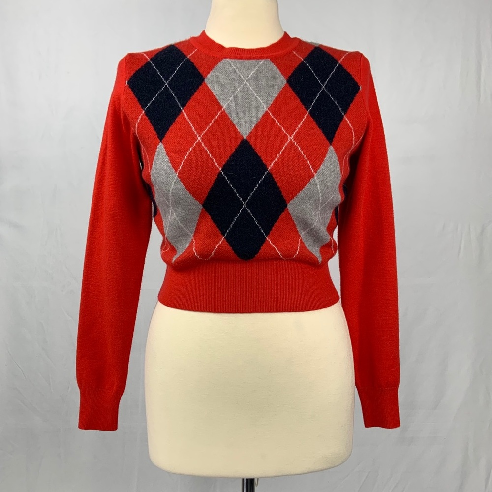 Forever 21 Red, White, & Blue Crew Neck Sweater